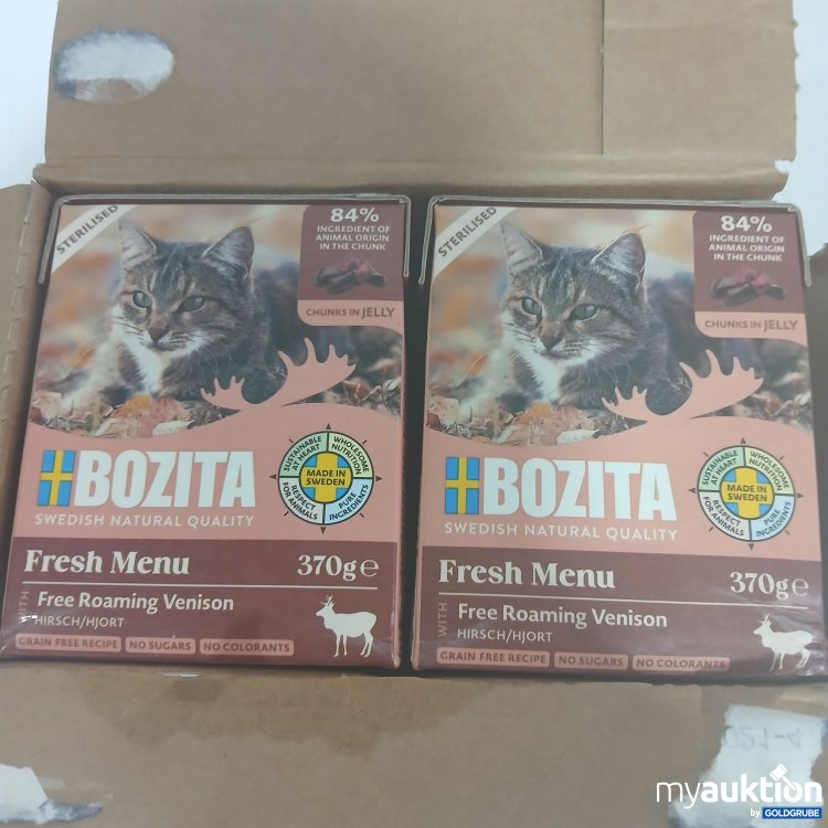 Artikel Nr. 862541: Bozita swedish chunks in jelly mit Hirsch 6x370g