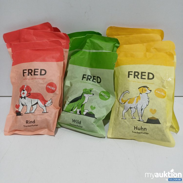 Artikel Nr. 884541: Fred Hundetrockenfutter Proben diverse Sorten 13x50g