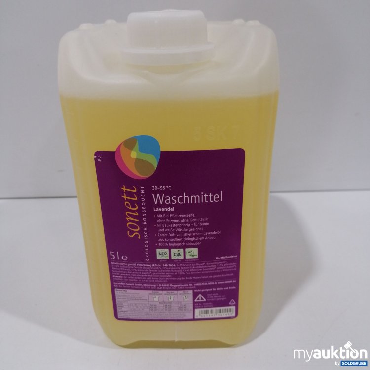 Artikel Nr. 892541: Sonett Waschmittel Lavendel 5L