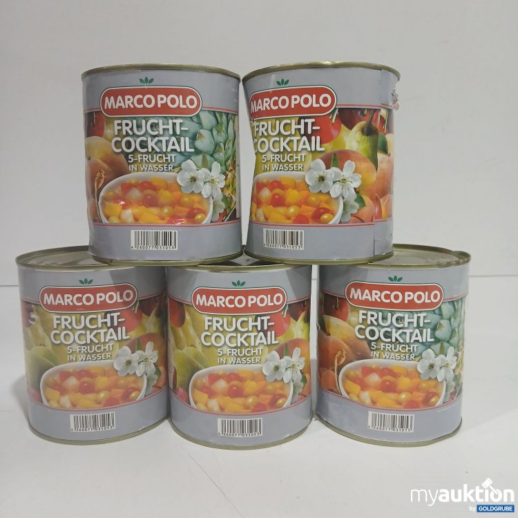 Artikel Nr. 897541: Marco Polo Fruchtcocktail 5Frucht in Wasser je 820g