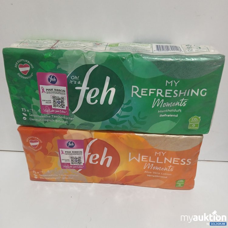 Artikel Nr. 920541: Feh Taschentücher Set 2 x 15 Päckchen 