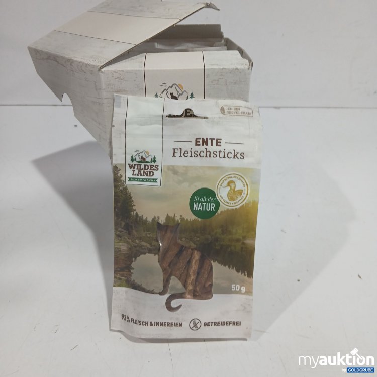 Artikel Nr. 952541: Wildes Land Ente Fleischsticks 9x50g 