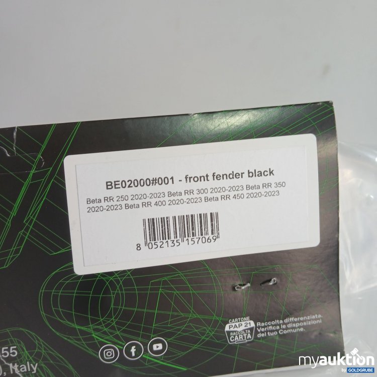 Artikel Nr. 959541: Lufo Plast Offroad Equipment front fedet black BE02000#001 