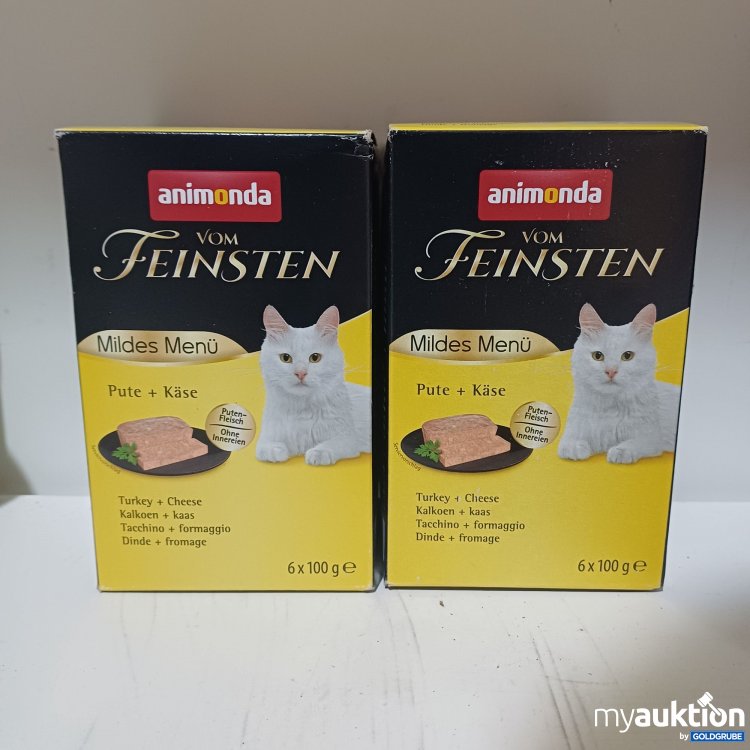 Artikel Nr. 985541: Animonda Vom Feinsten Mildes Menü, Pute+Käse, Katzenfutter, 12x100g