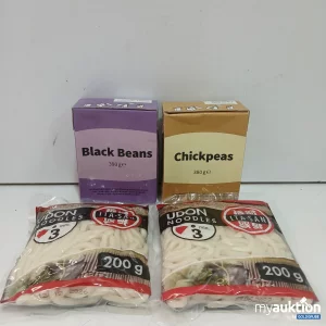 Artikel 941541: 2x200g Udon Noodles,2x380g black beans, chickpeas