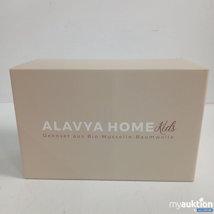 Artikel Nr. 441542: Alavya Home Hausbett Dekoset aus Bio Musselin Baumwolle 125x350cm-Khaki