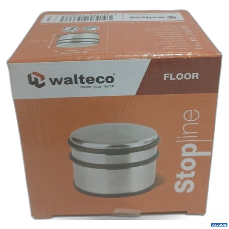 Artikel Nr. 445542: walteco Türstopper Floor Edelstahl 90x75mm