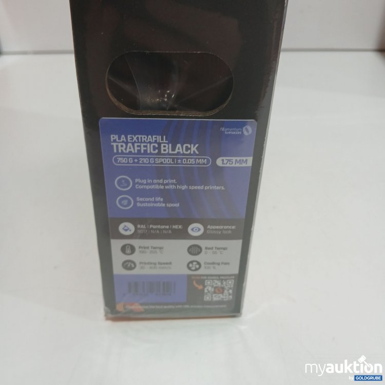 Artikel Nr. 813542 Artikel Nr. 813542: Fillamentum PLA Extrafill Traffic Black 1.75mm 750g