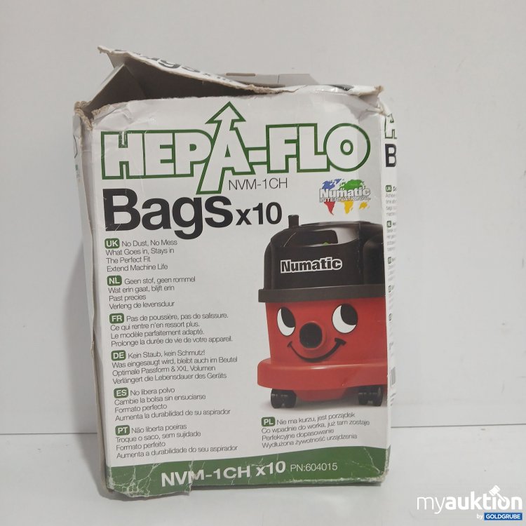 Artikel Nr. 856542 Artikel Nr. 856542: Hepa Flo Bags 10x NVM-1CH