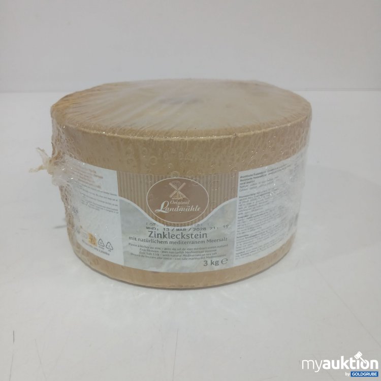 Artikel Nr. 862542 Artikel Nr. 862542: Zinkleckstein mit natürlichen mediterranem Meersalz 3kg