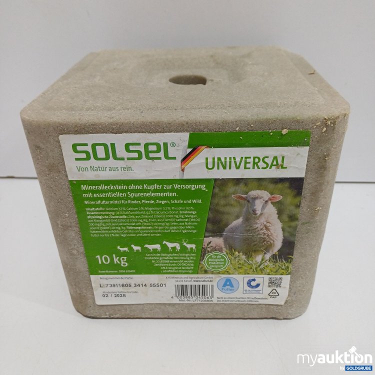 Artikel Nr. 884542: Solsel Universal Mineralleckstein 10kg