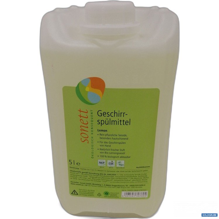 Artikel Nr. 892542: Sonett Geschirrspülmittel Lemon 5L