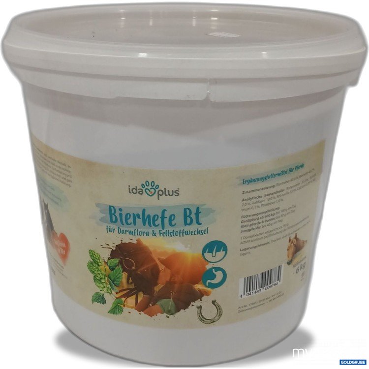 Artikel Nr. 961542: Idaplus Bierhefe Bt für Darmflora & Fellstoffwechsel 6kg 