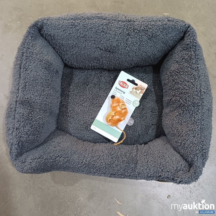 Artikel Nr. 985542: Katzenbett 50x40x16cm & ein Katzen-Spielzeug mit Sound