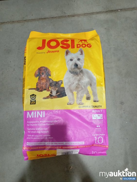 Artikel Nr. 467543: JosiDog Hundefutter Mini 10 kg 
Für kleine Rassen