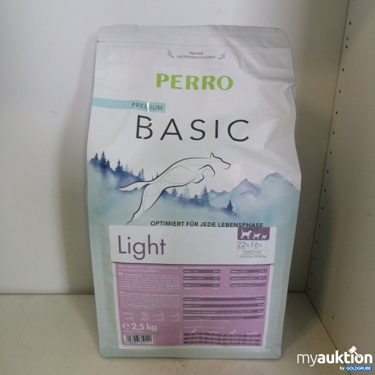 Artikel Nr. 721543: Perro Basic Light Hundefutter 2,5 kg