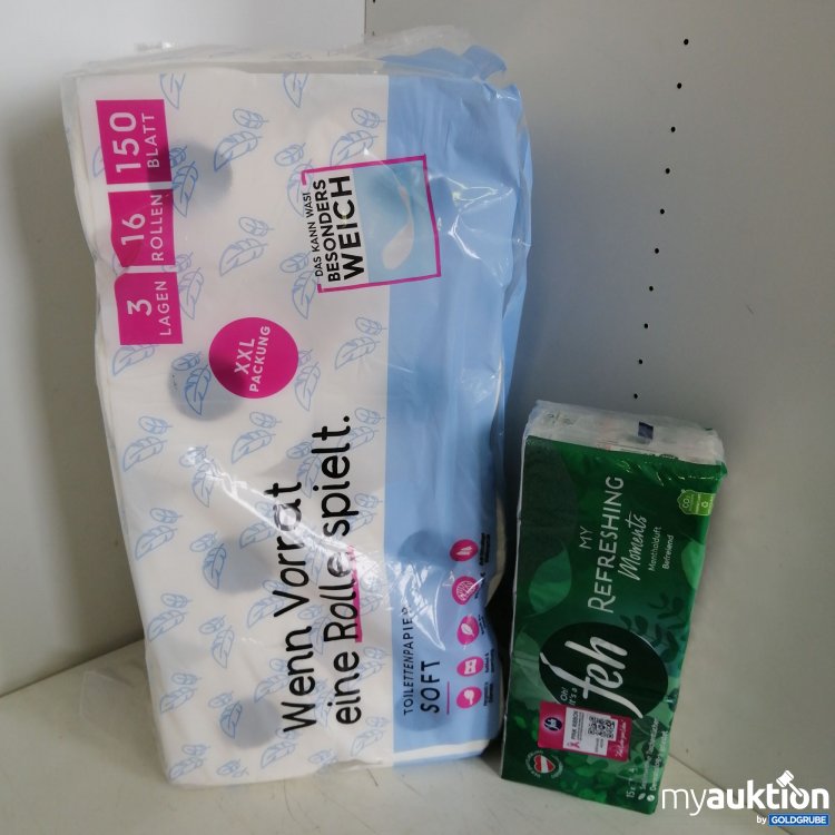 Artikel Nr. 725543: Toilettenpapier und feh Taschentücher 