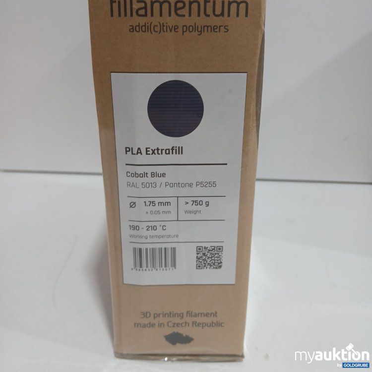 Artikel Nr. 813543 Artikel Nr. 813543: Fillamentum PLA Extrafill Cobalt Blue 1.75mm 750g