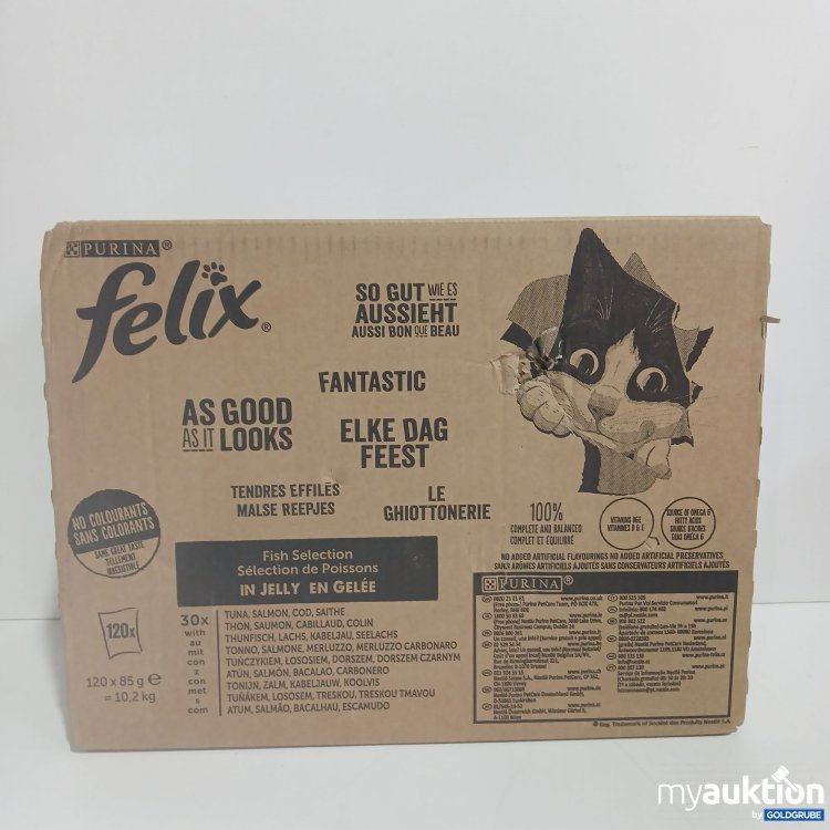 Artikel Nr. 833543 Artikel Nr. 833543: Felix Fish Selection in Jelly 120x85g