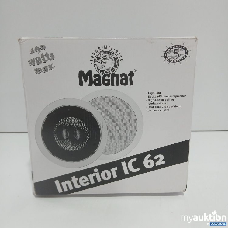 Artikel Nr. 839543: Magnat Decken-Einbaulautsprecher 140 Watts Max. Interior IC 62