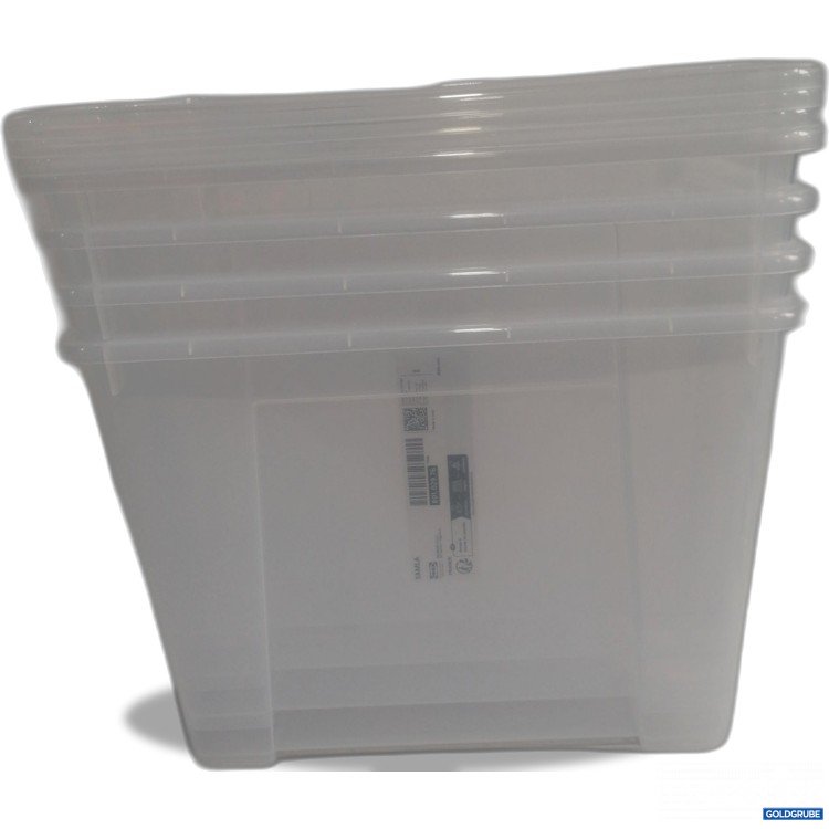 Artikel Nr. 888543: Ikea Samla Aufbewahrungsbox Mittelhoch mit Deckel Art: 801.029.76 4Stk