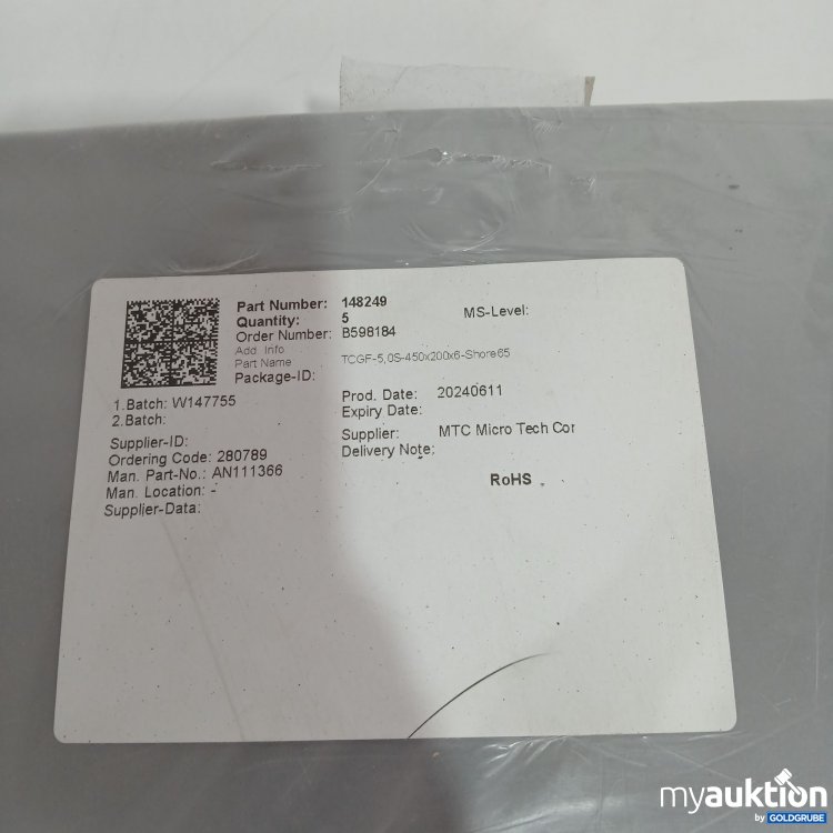 Artikel Nr. 521544 Artikel Nr. 521544: RoHs MTC Micro Tech Cor 148249 ca.45x20cm