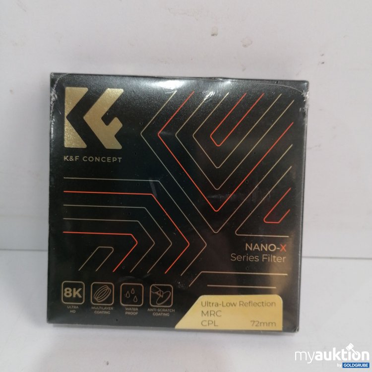 Artikel Nr. 850544: K&F Concept Nano - X Series Filter, Ultra Low Reflection 72mm