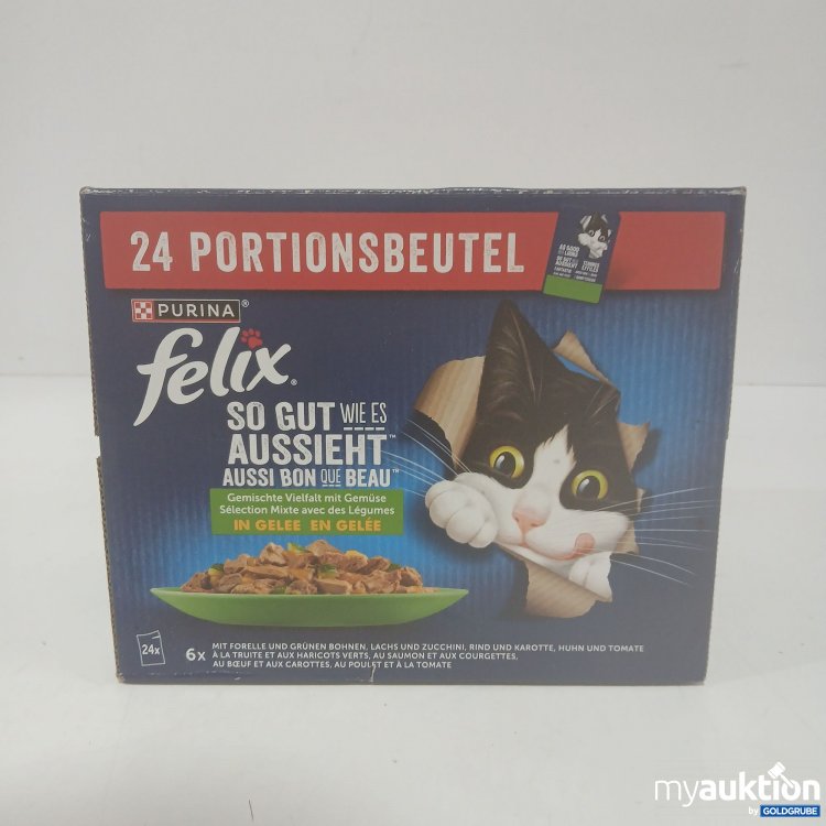 Artikel Nr. 862544 Artikel Nr. 862544: Purina Felix gemischte Vielfalt mit Gemüse in Gelee 24x85g
