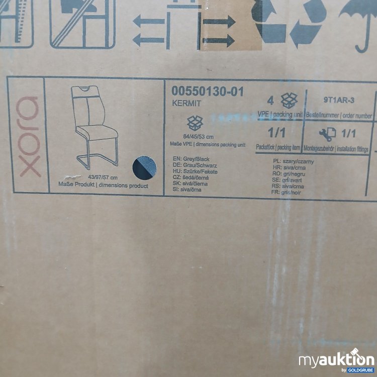 Artikel Nr. 874544: XORA Kermit  00550130-01 Stuhl 4stk