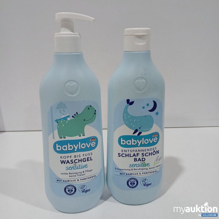 Artikel Nr. 883544: Babylove Waschgel 500ml und Bad 500ml