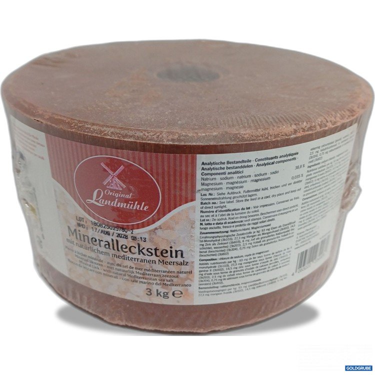 Artikel Nr. 884544: Original Landmühle Mineralleckstein 3kg