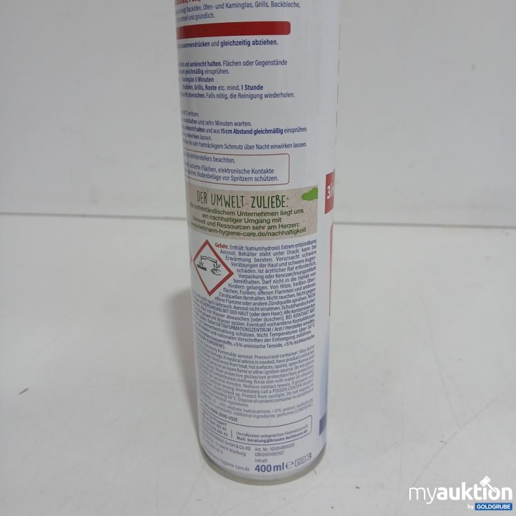 Artikel Nr. 890544: Heitmann Backofen Grill- und Kaminglas Reiniger 400 ml