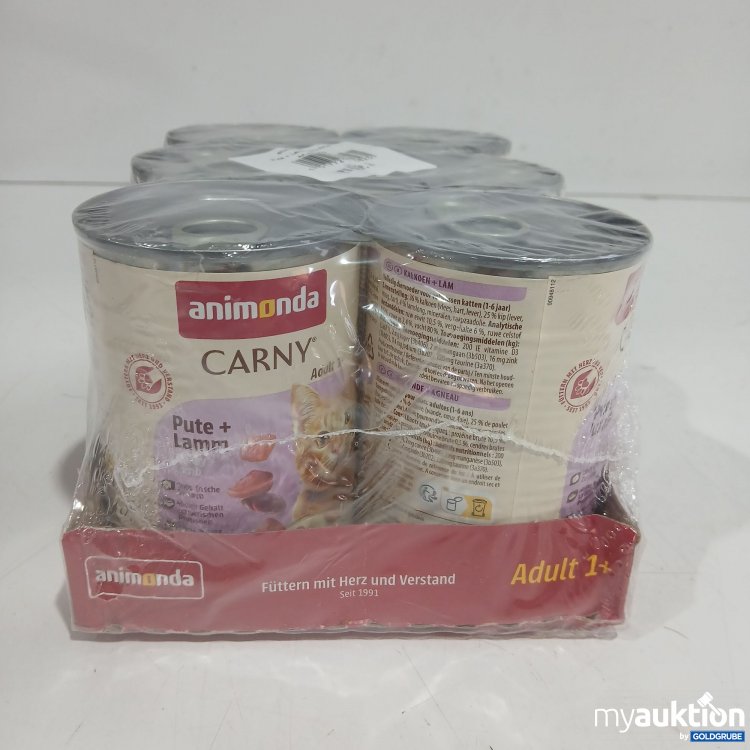 Artikel Nr. 952544 Artikel Nr. 952544: Animonda Carny Katzenfutter Pute+Lamm 6x400g