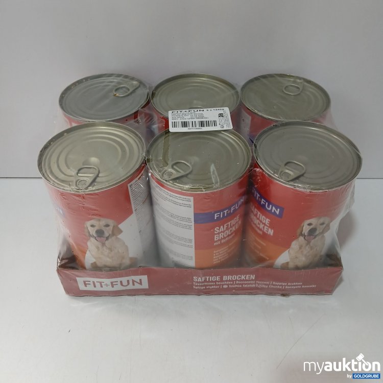 Artikel Nr. 958544: Fit+Fun Saftige Brocken mit Geflügel 6×1240g