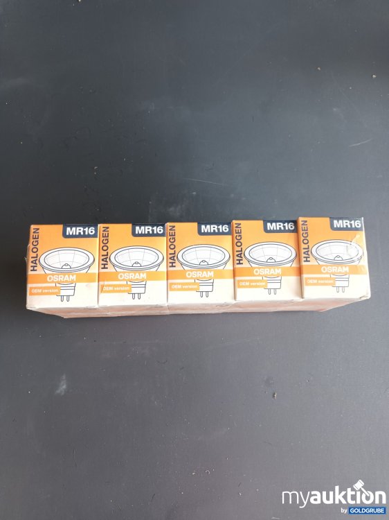 Artikel Nr. 398545 Artikel Nr. 398545: 10 Originalverpackte Osram Halogen Lampen