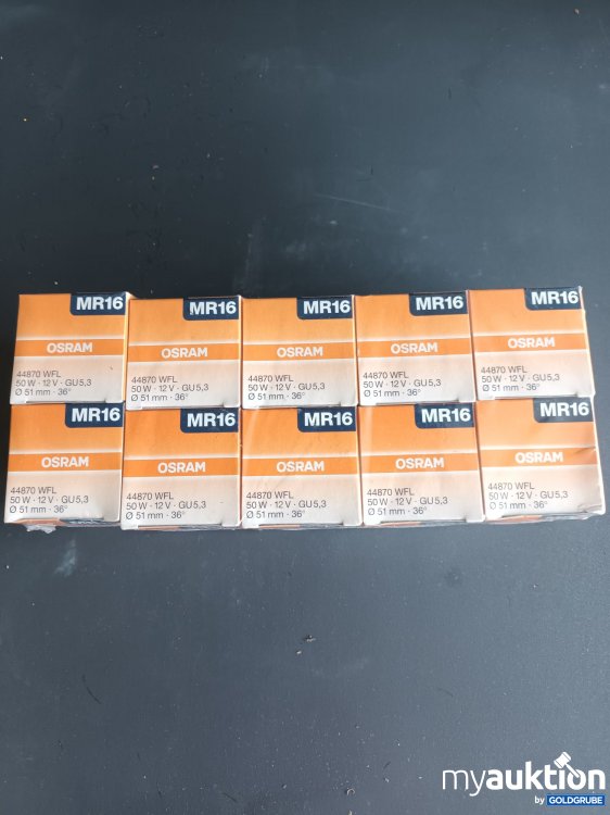 Artikel Nr. 398545 Artikel Nr. 398545: 10 Originalverpackte Osram Halogen Lampen