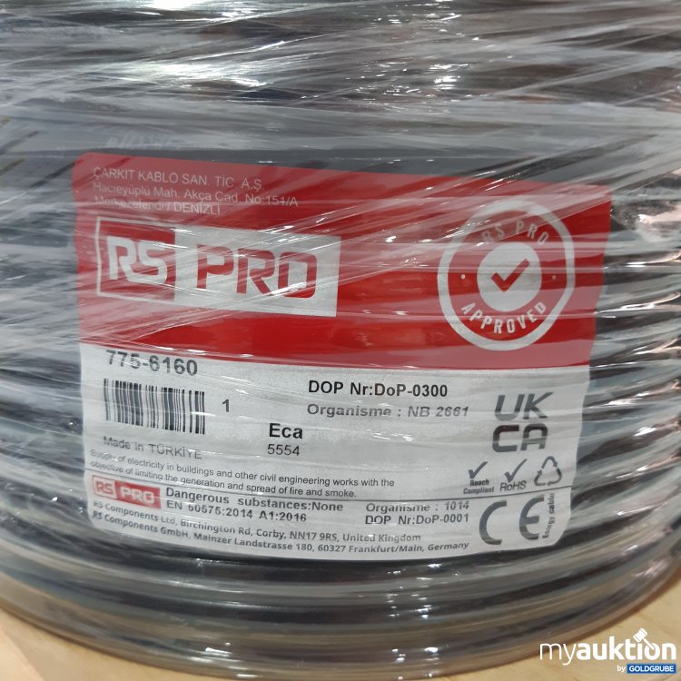 Artikel Nr. 438545: RS PRO 775-6160 Stromkabel 