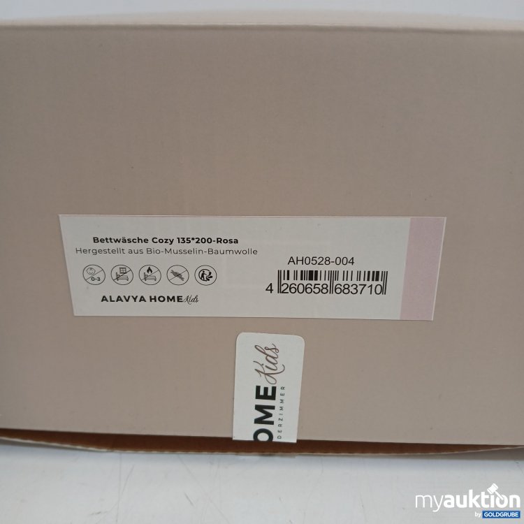 Artikel Nr. 441545: Alavya Home Bettwäsche Cosy  aus Bio-Baumwolle 135x200cm-Rosa   