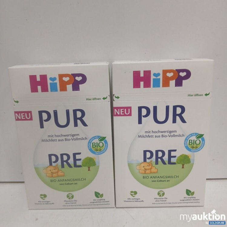Artikel Nr. 468545 Artikel Nr. 468545: 2x500g HiPP PUR PRE Bio Anfangsmilch