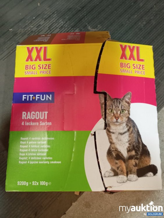 Artikel Nr. 469545: FITFUN FIT+FUN Katzenfutter Ragout 92 x 100 g