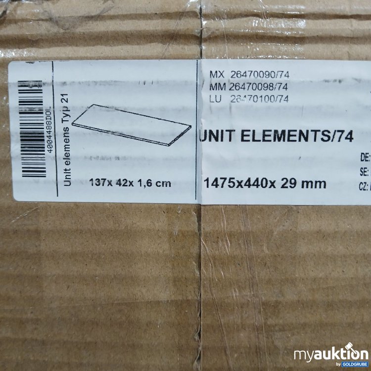 Artikel Nr. 798545 Artikel Nr. 798545: Unlt elements Typ21 1475x440x29mm 1/1