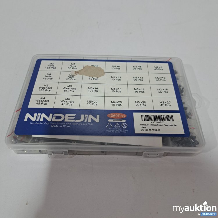 Artikel Nr. 815545: Nindejin 1060 Stk.Hex Socket cap Head  screws with Washers and nuts