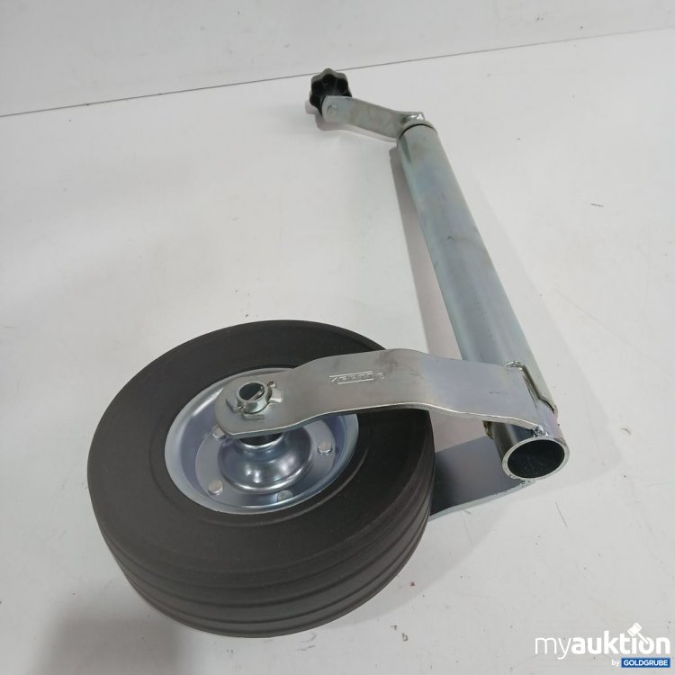 Artikel Nr. 893545: Kartt  Stützrad 48mm mit Turm Lock 220x60mm Vollgummirad auf silber