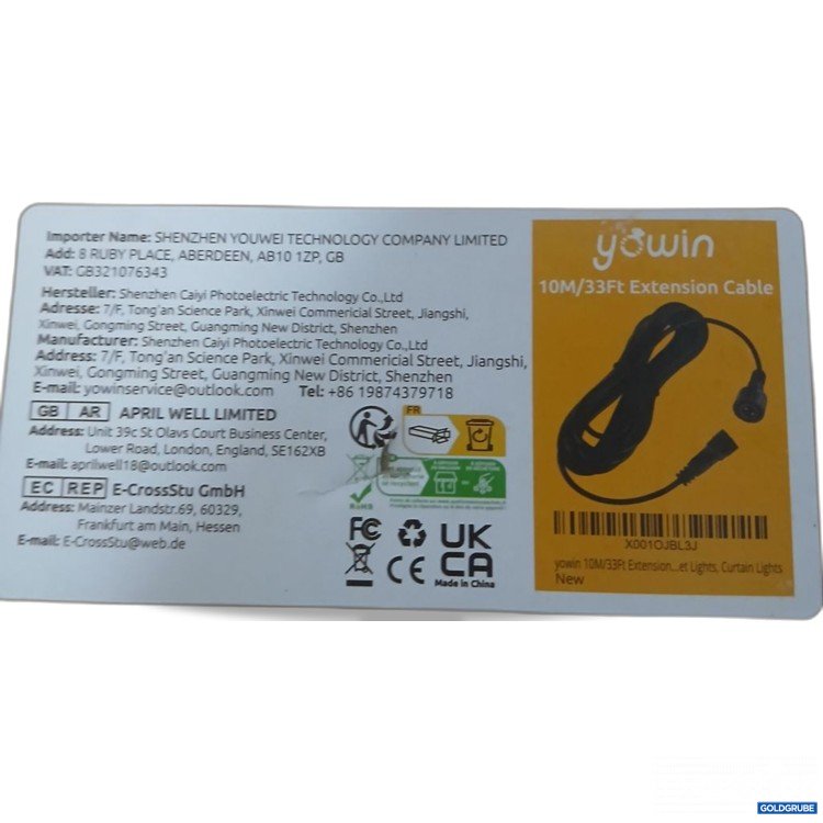 Artikel Nr. 918545: yowin 10M/33Ft Extension Cable