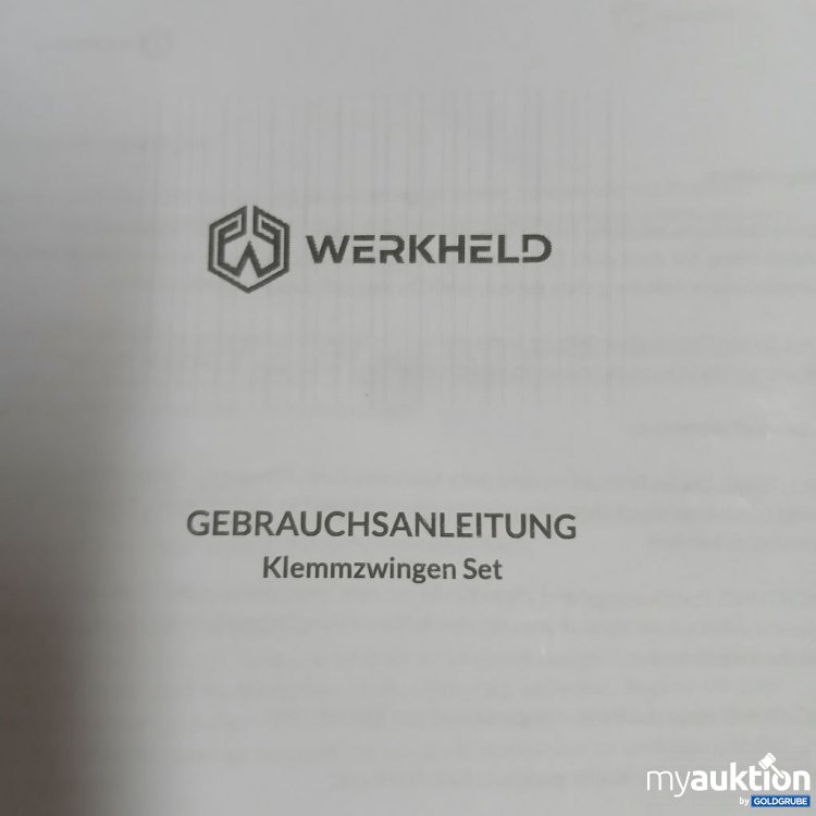 Artikel Nr. 922545 Artikel Nr. 922545: Werkheld Klemmzwingen Set