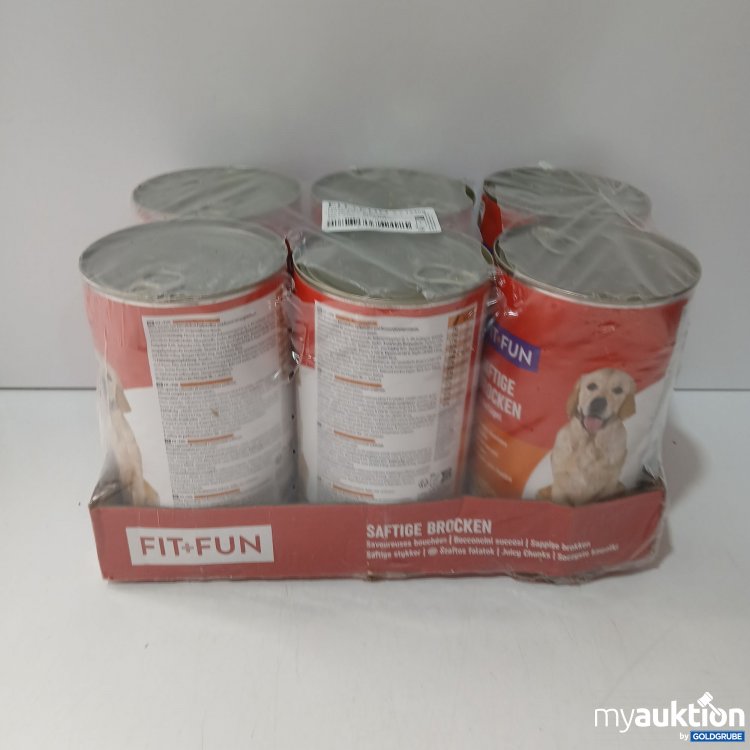 Artikel Nr. 958545: Fit+Fun Saftige Brocken mit Geflügel 6×1240g