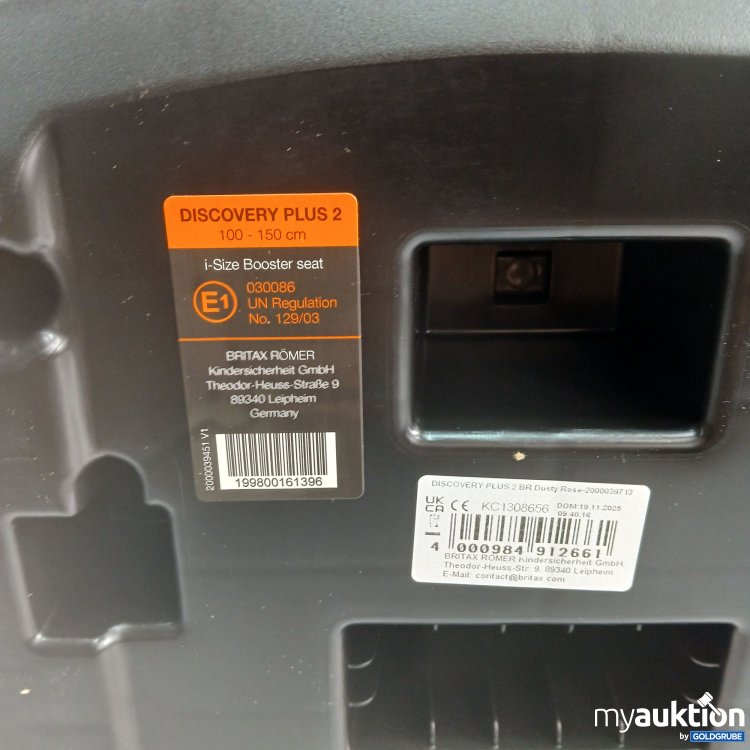 Artikel Nr. 972545: Römer britax Discovery Plus 2 Kindersitz 100-150cm 