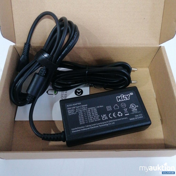 Artikel Nr. 827546 Artikel Nr. 827546: HKY 65W 45W USB Typ C Netzteil Laptop Adapter