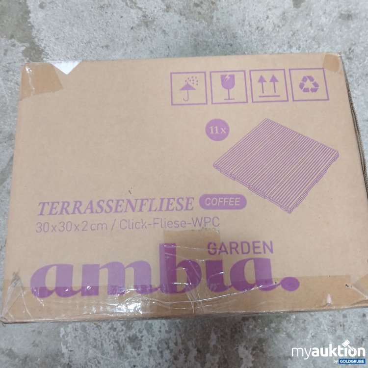 Artikel Nr. 855546 Artikel Nr. 855546: Ambia Garden Terrasenfliesen Coffee 30x30x2cm 11Stk