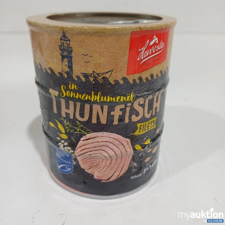 Artikel Nr. 962546: Hawesta Thunfisch Filets in Sonnenblumenöl 3x145g 